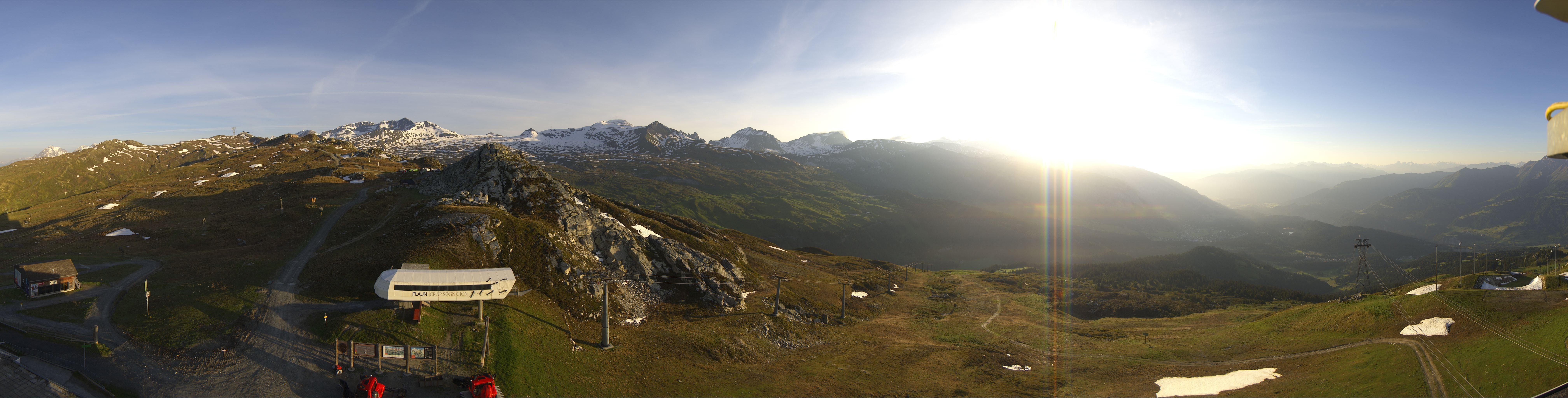 Archiv Foto Webcam Bergstation Crap Sogn Gion