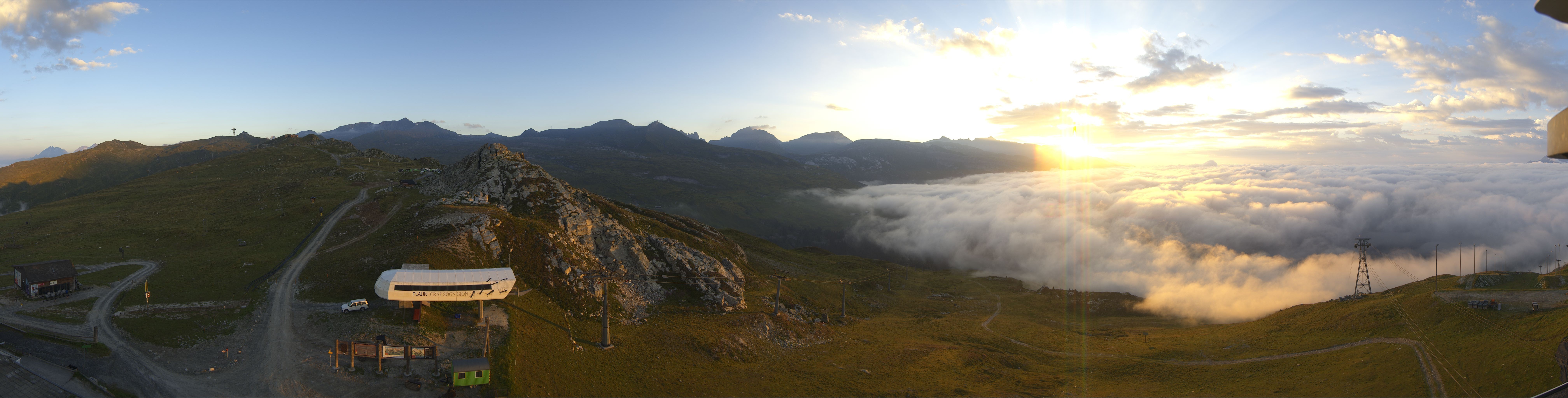 Archiv Foto Webcam Bergstation Crap Sogn Gion