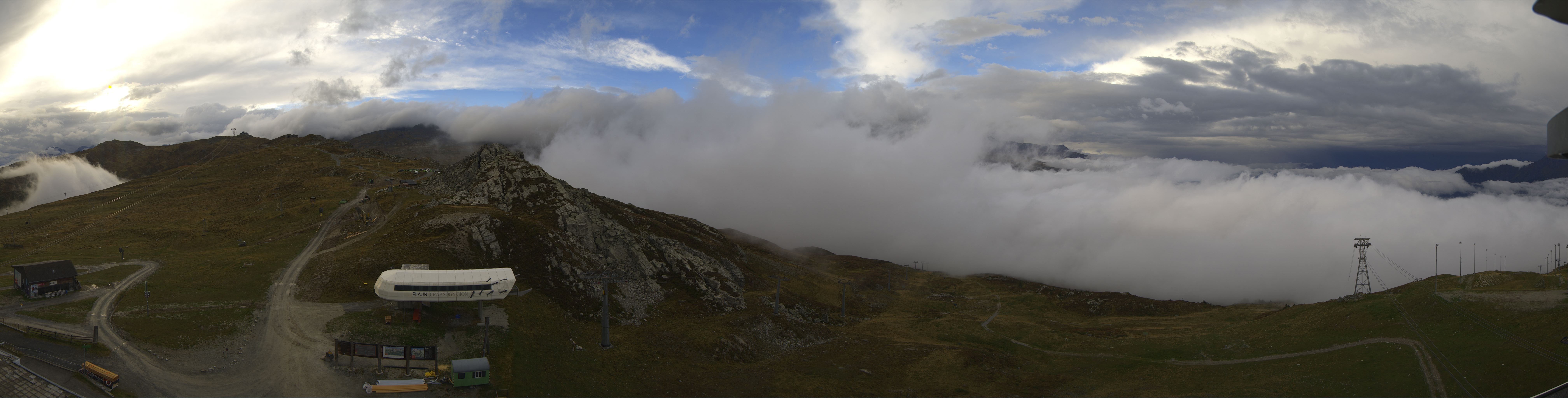 Archiv Foto Webcam Bergstation Crap Sogn Gion
