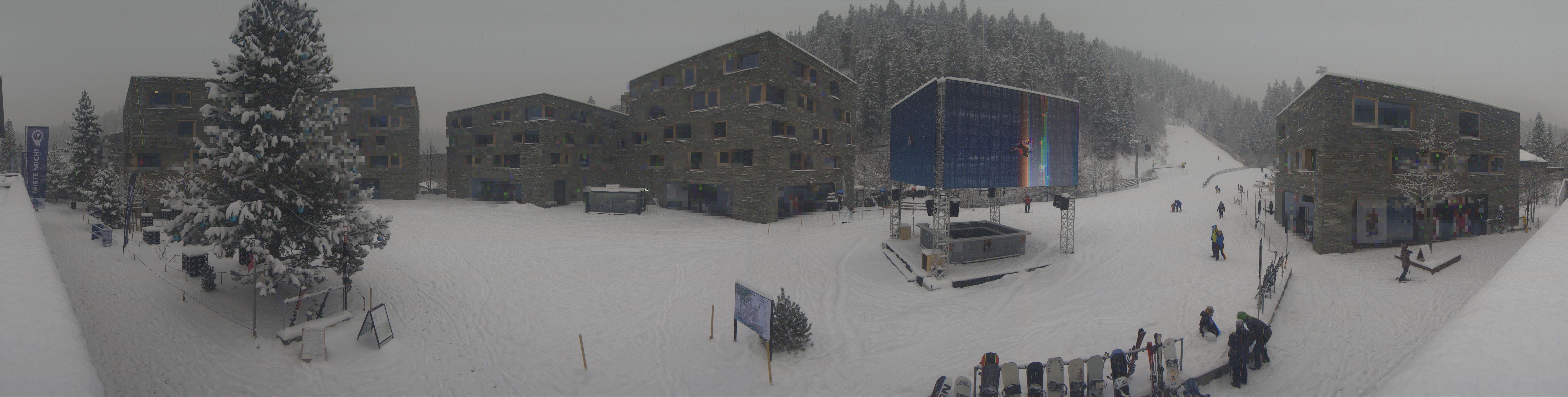Archived image Webcam Laax - Hotel Rocksresort