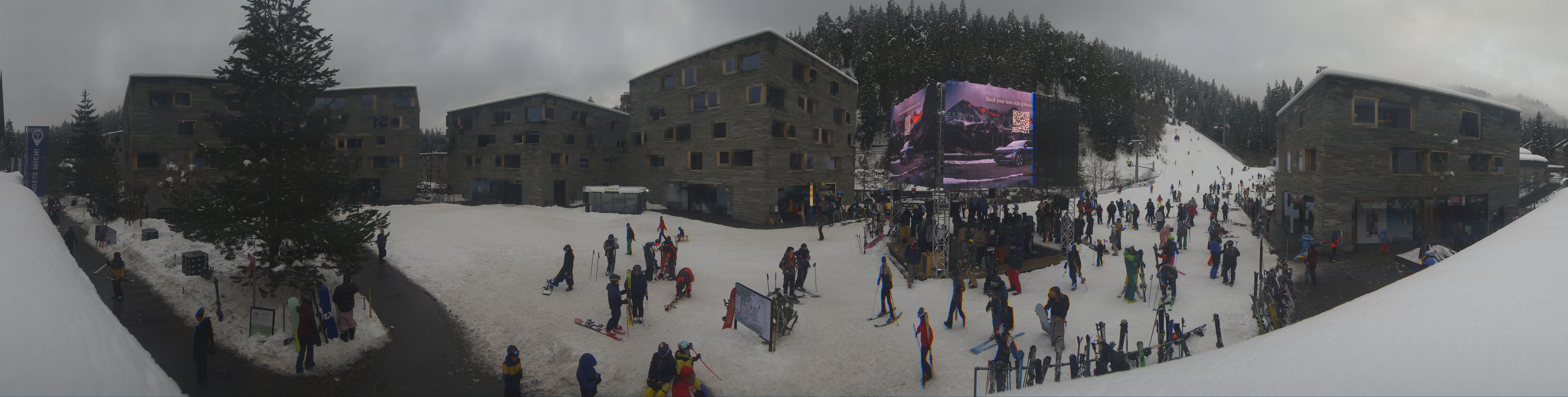 Archived image Webcam Laax - Hotel Rocksresort