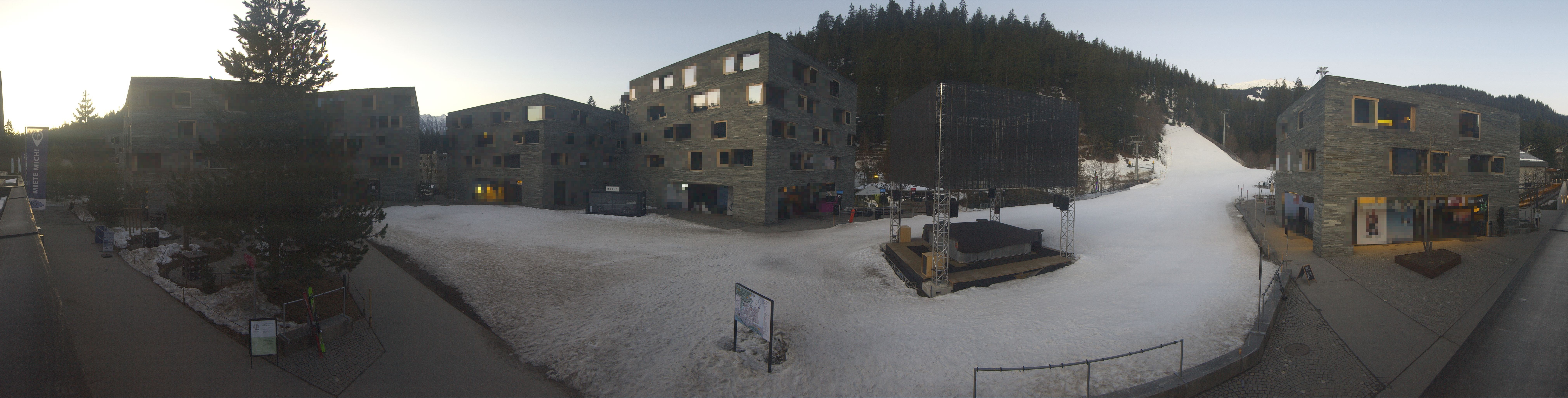 Archived image Webcam Laax - Hotel Rocksresort