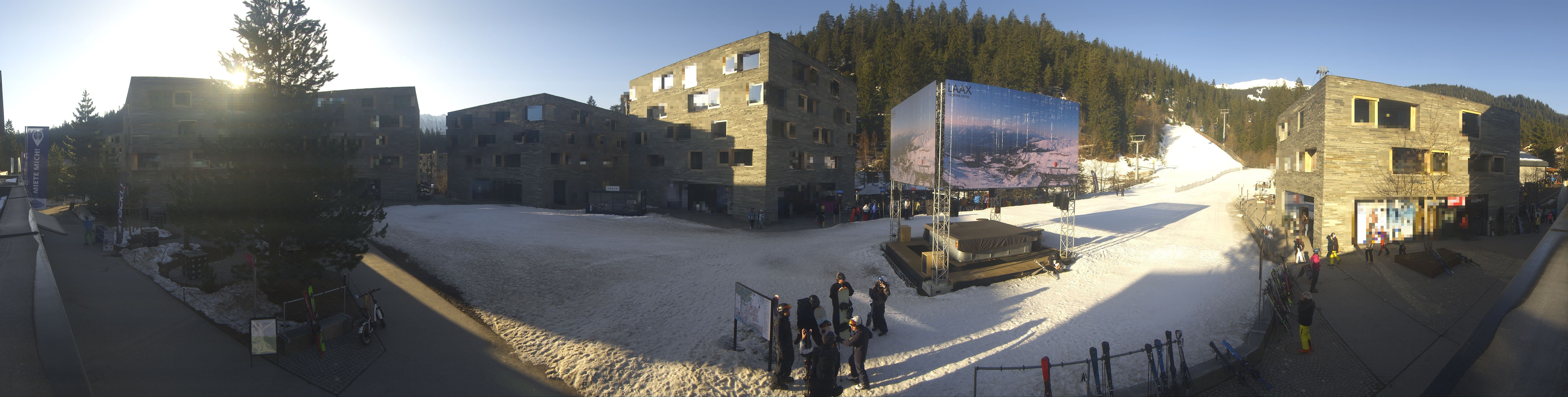 Archived image Webcam Laax - Hotel Rocksresort