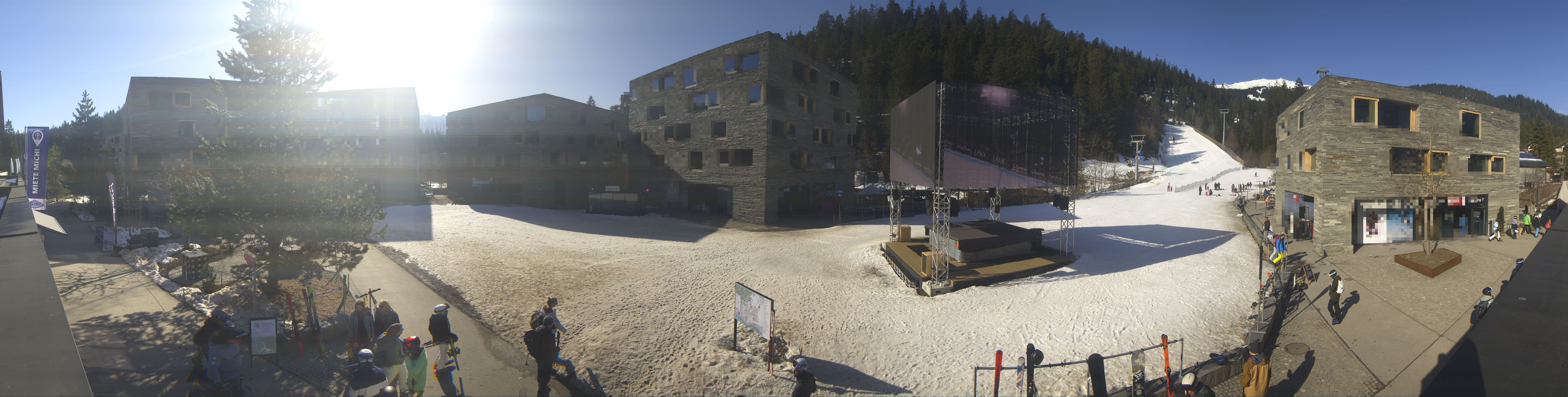 Archived image Webcam Laax - Hotel Rocksresort