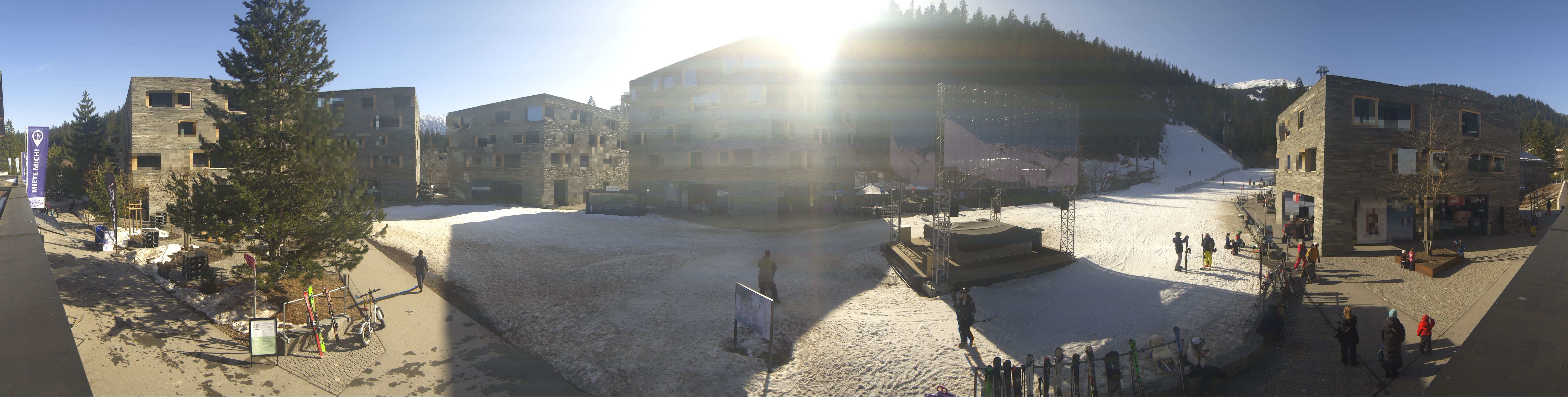 Archived image Webcam Laax - Hotel Rocksresort