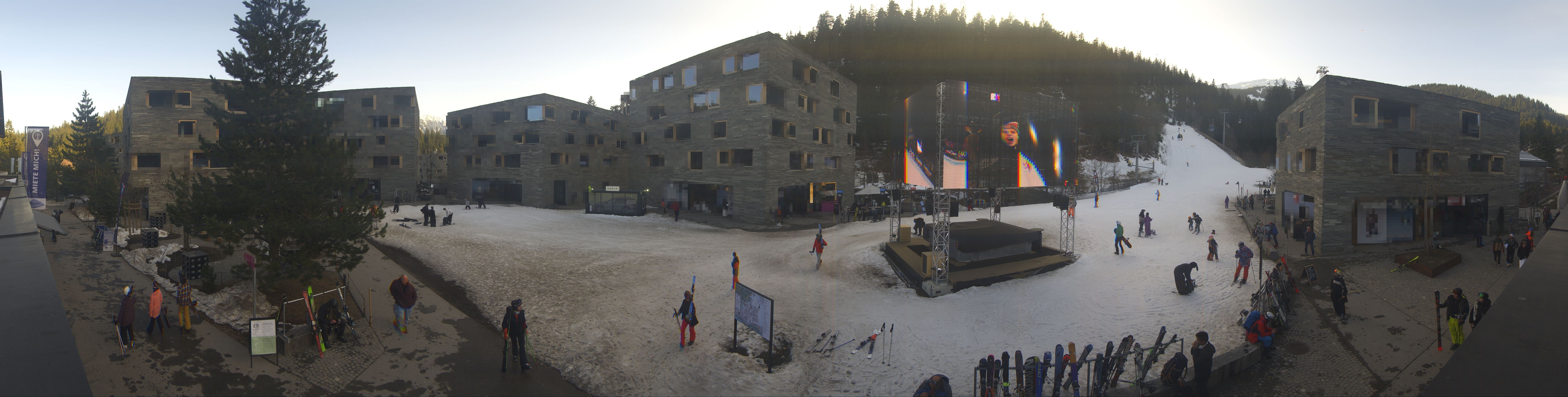 Archived image Webcam Laax - Hotel Rocksresort