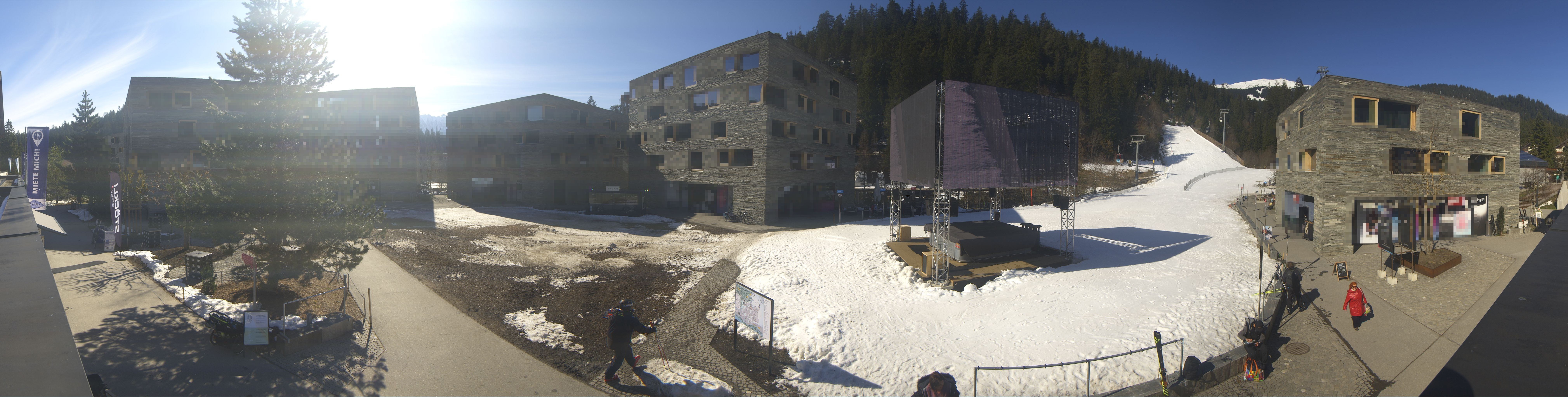 Archived image Webcam Laax - Hotel Rocksresort
