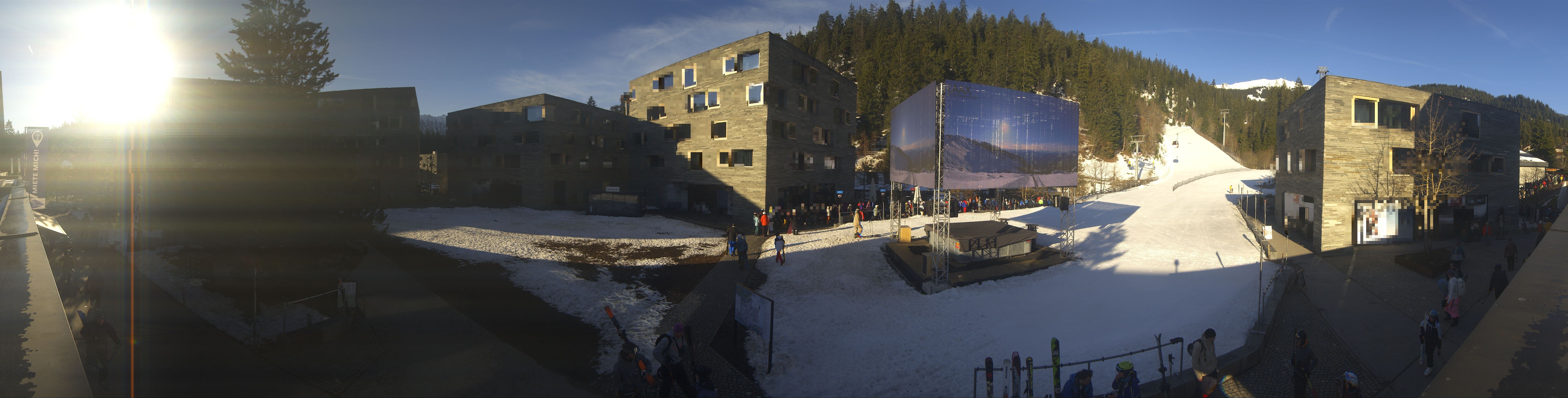 Archived image Webcam Laax - Hotel Rocksresort