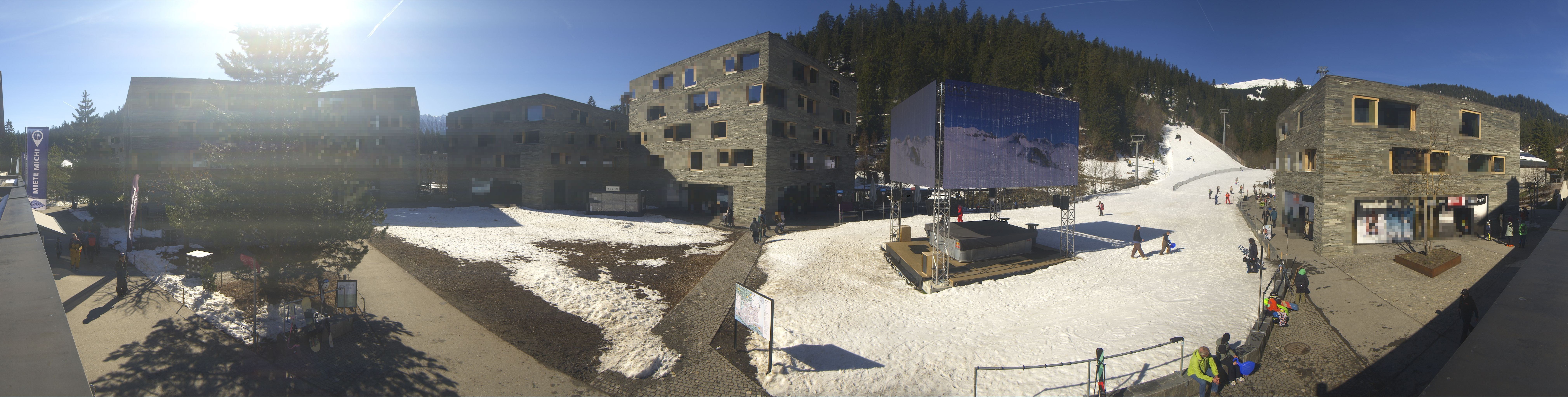 Archived image Webcam Laax - Hotel Rocksresort