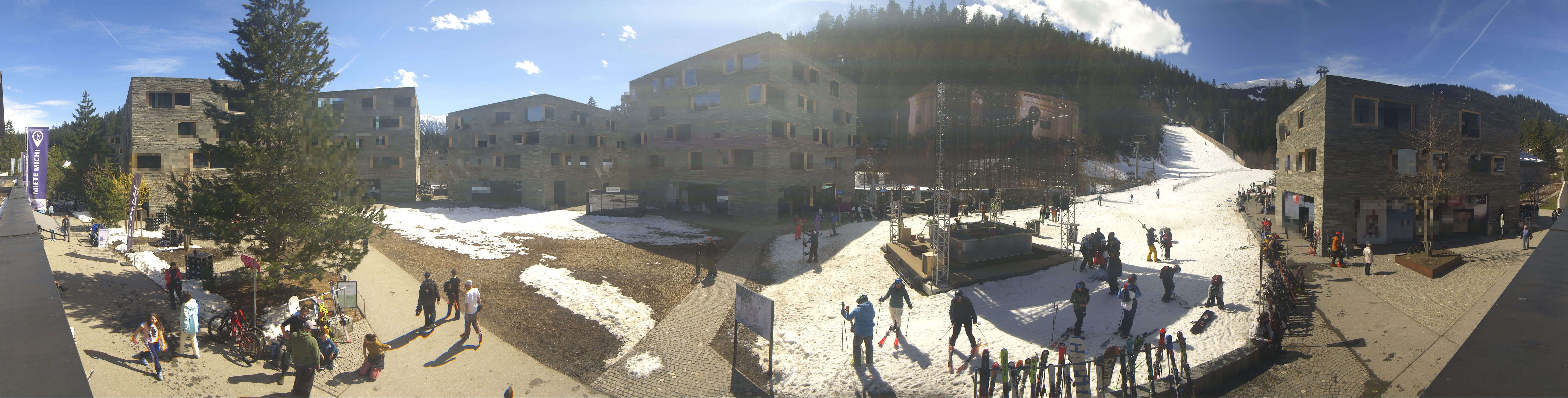 Archived image Webcam Laax - Hotel Rocksresort
