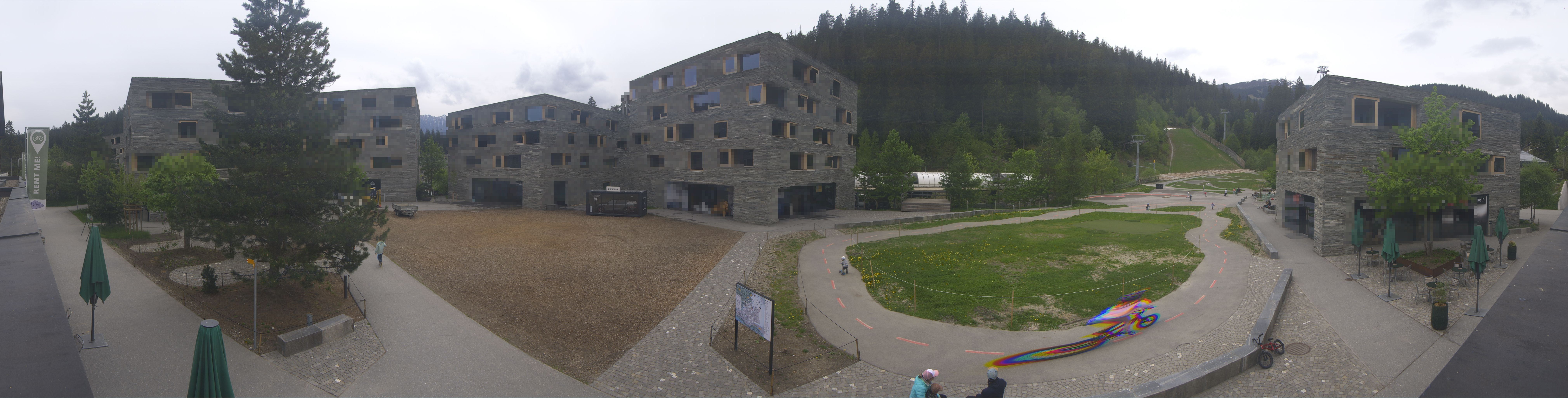 Archived image Webcam Laax - Hotel Rocksresort