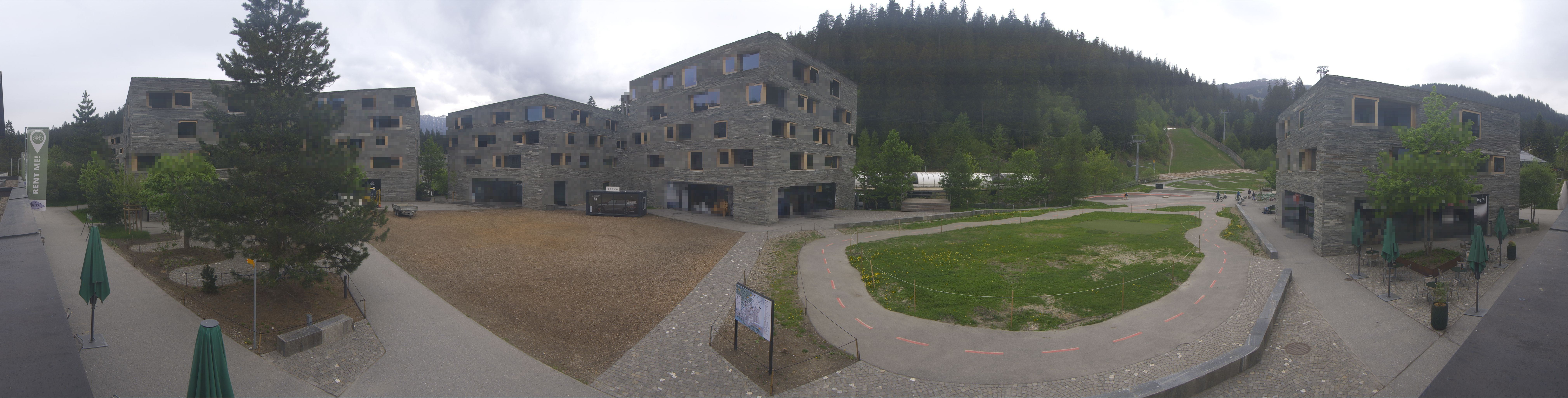 Archived image Webcam Laax - Hotel Rocksresort