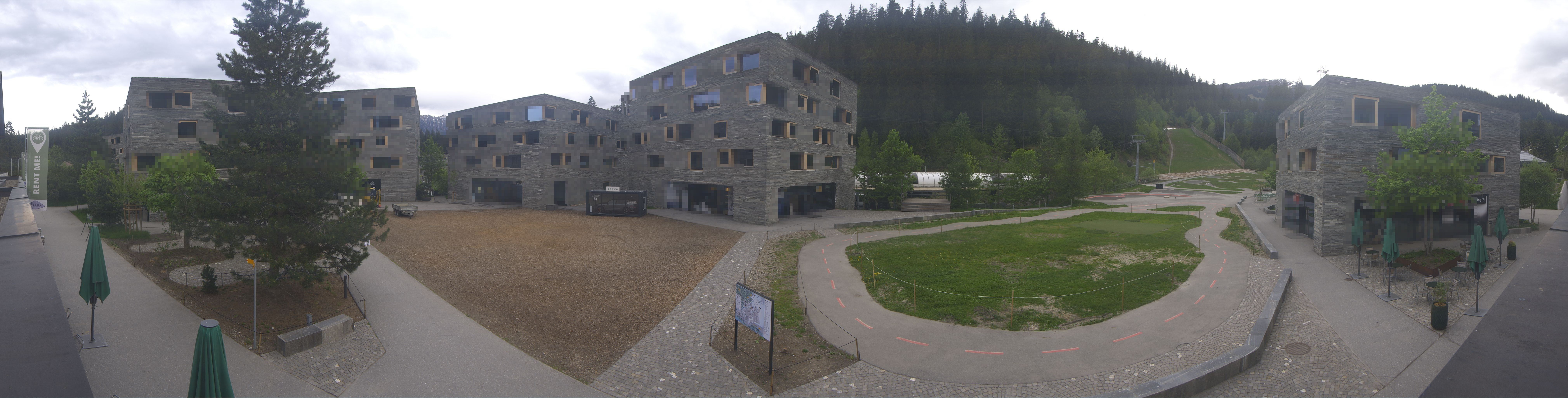 Archived image Webcam Laax - Hotel Rocksresort