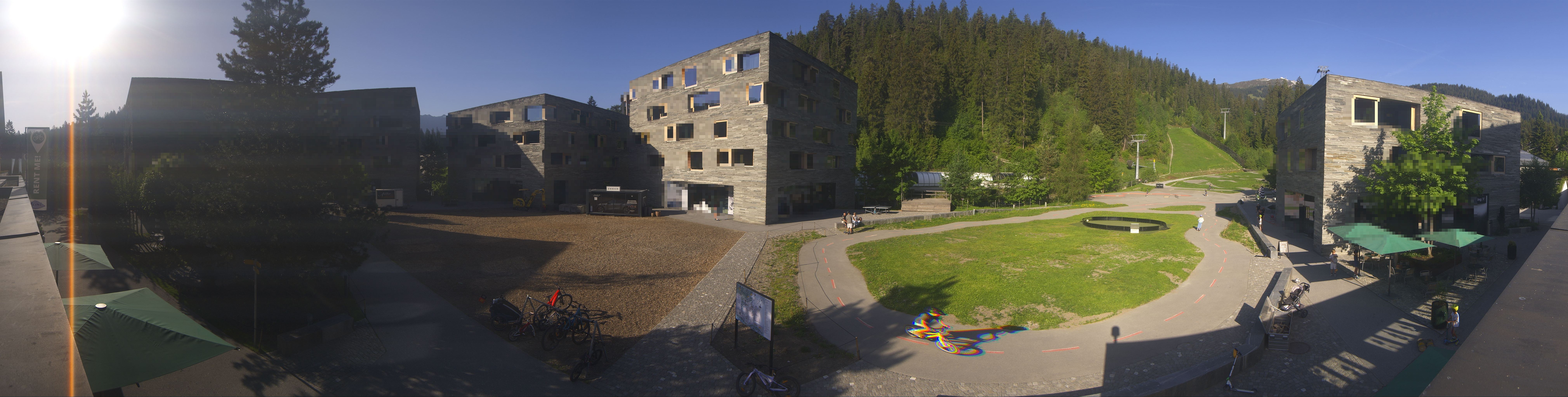 Archived image Webcam Laax - Hotel Rocksresort