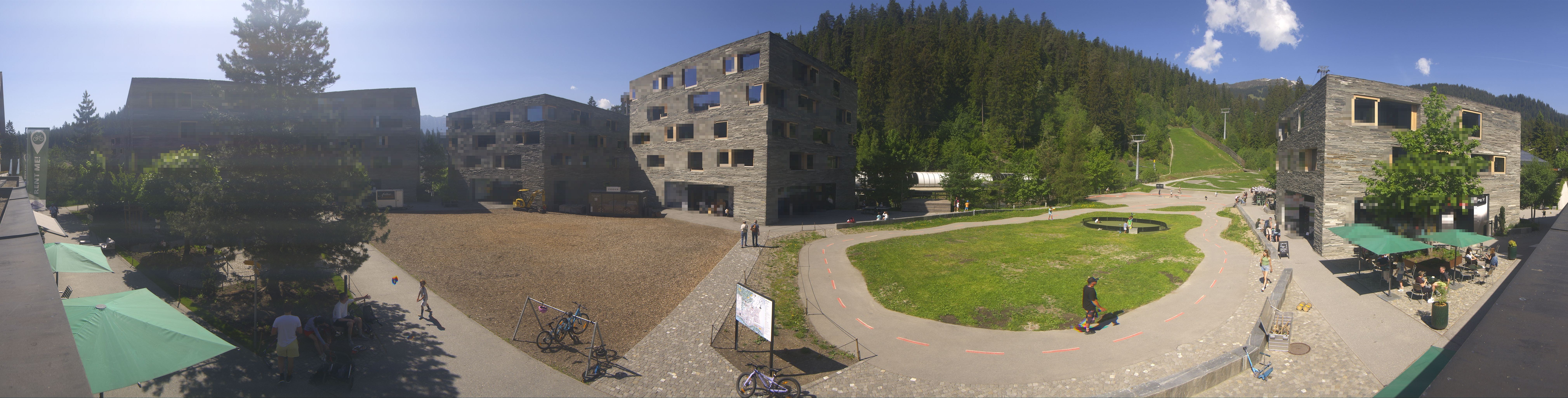 Archived image Webcam Laax - Hotel Rocksresort
