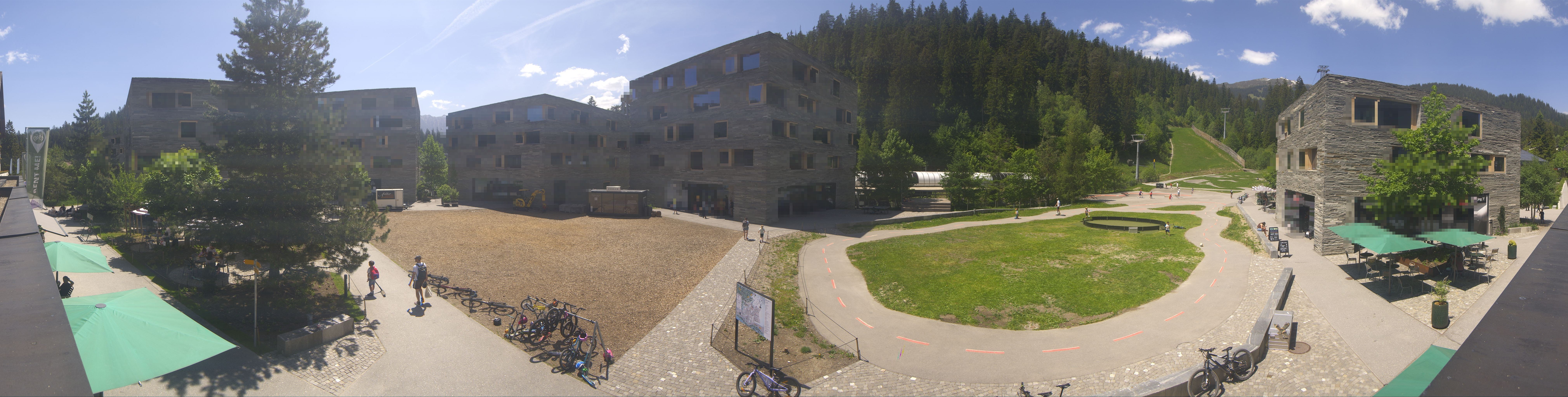 Archived image Webcam Laax - Hotel Rocksresort