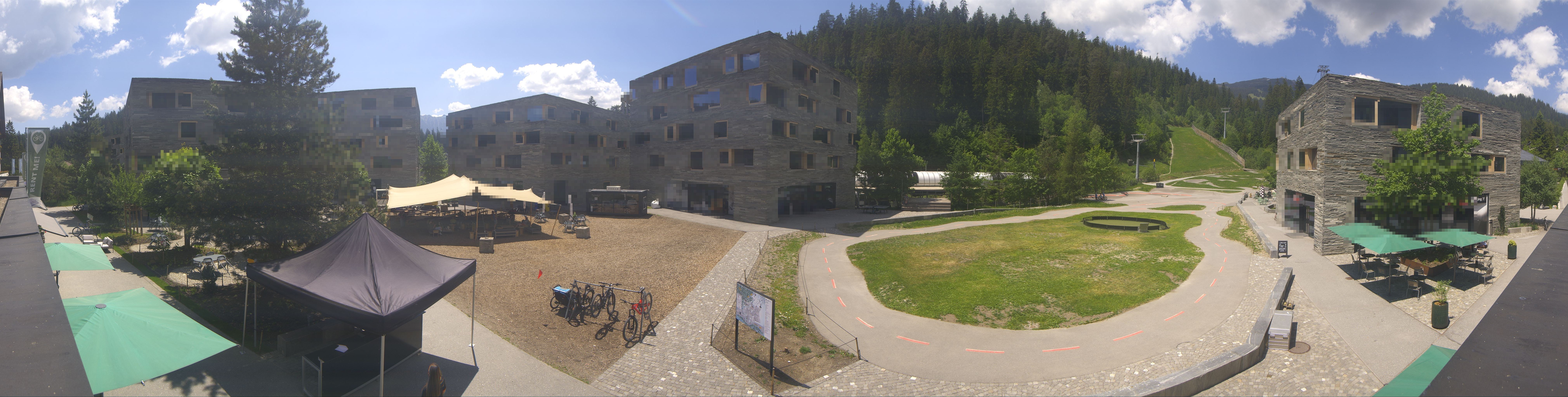 Archived image Webcam Laax - Hotel Rocksresort