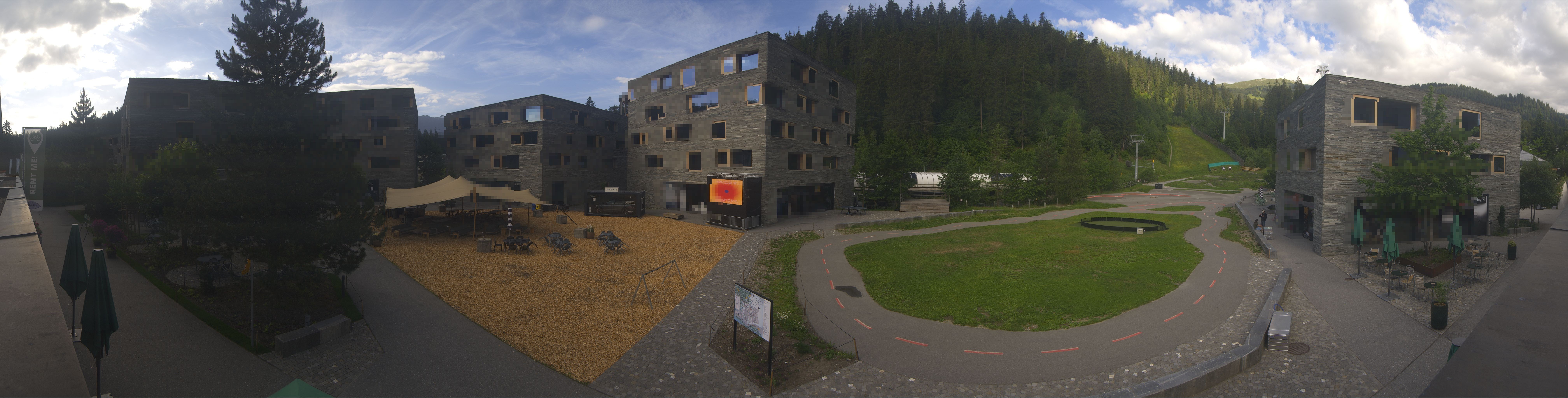 Archived image Webcam Laax - Hotel Rocksresort