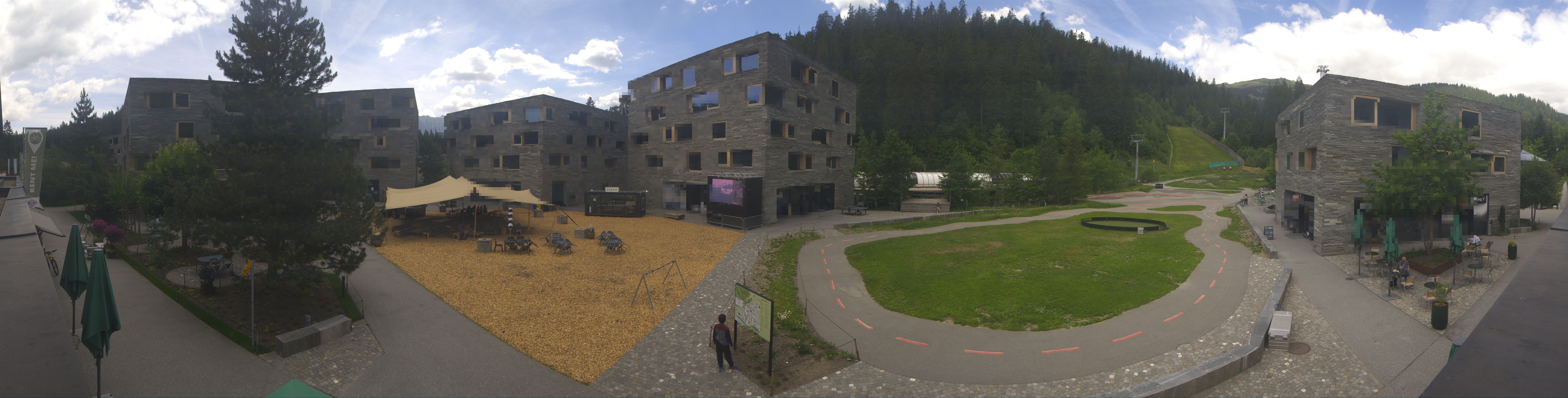 Archived image Webcam Laax - Hotel Rocksresort