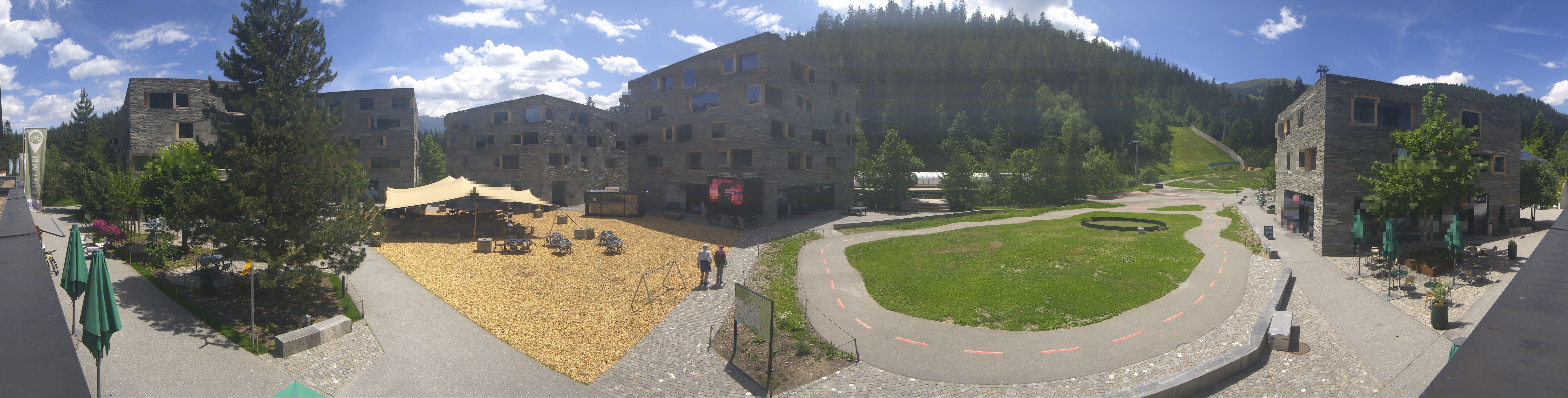 Archived image Webcam Laax - Hotel Rocksresort