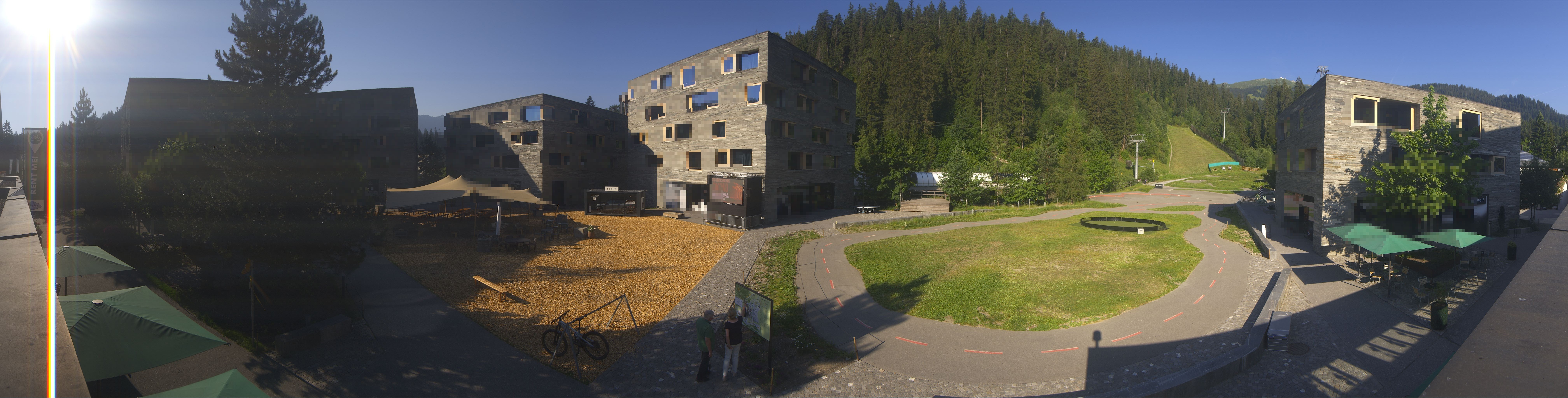 Archived image Webcam Laax - Hotel Rocksresort