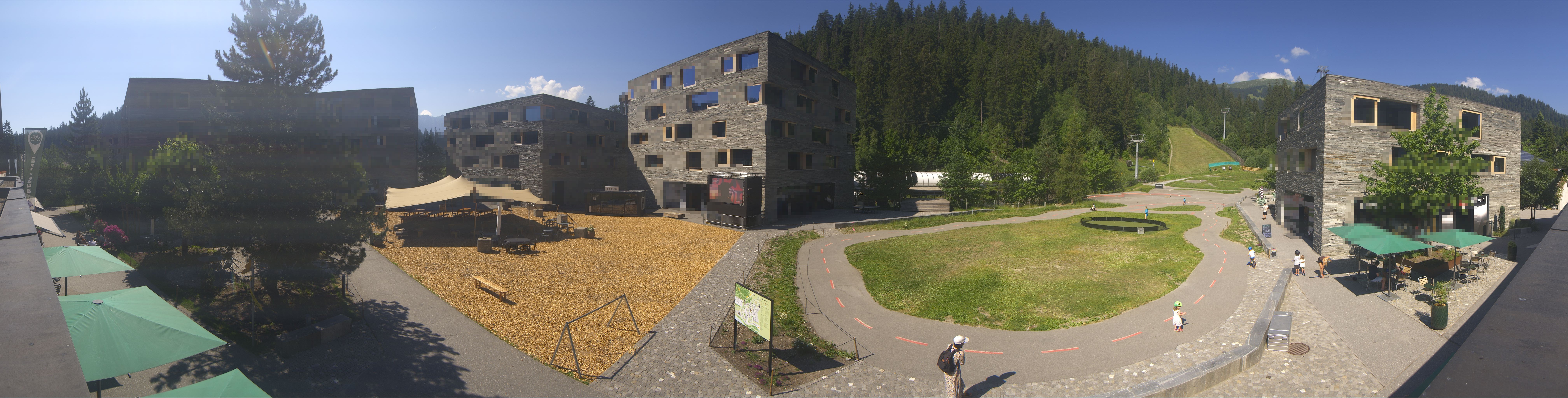 Archived image Webcam Laax - Hotel Rocksresort