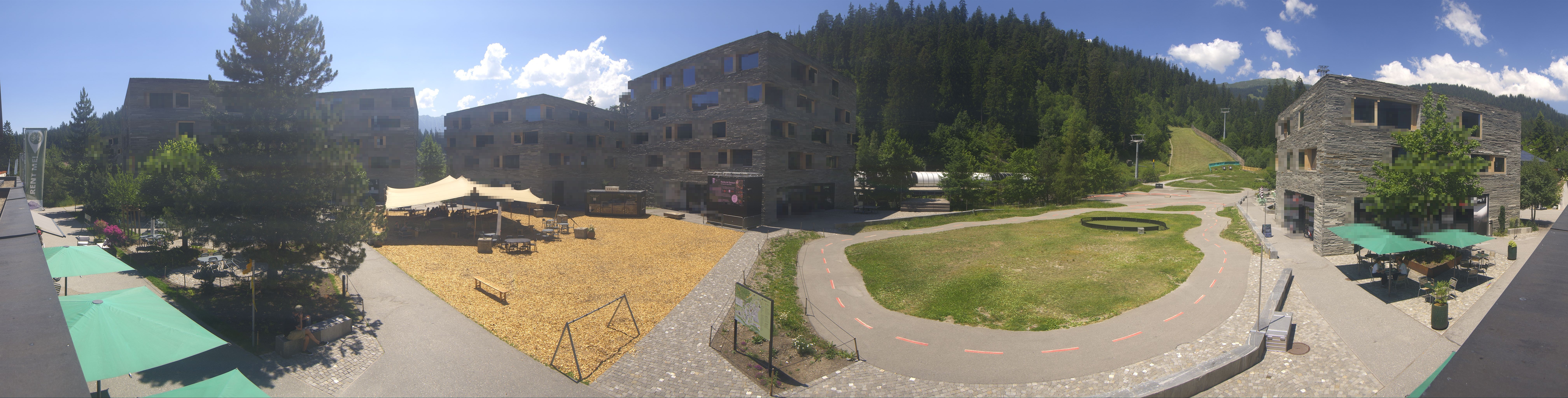 Archived image Webcam Laax - Hotel Rocksresort