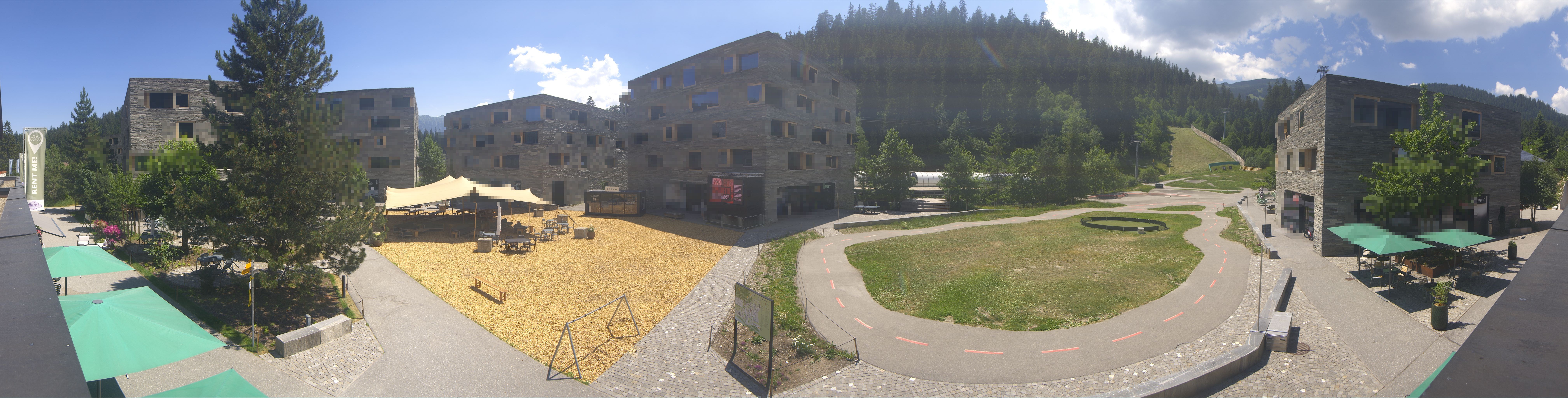Archived image Webcam Laax - Hotel Rocksresort