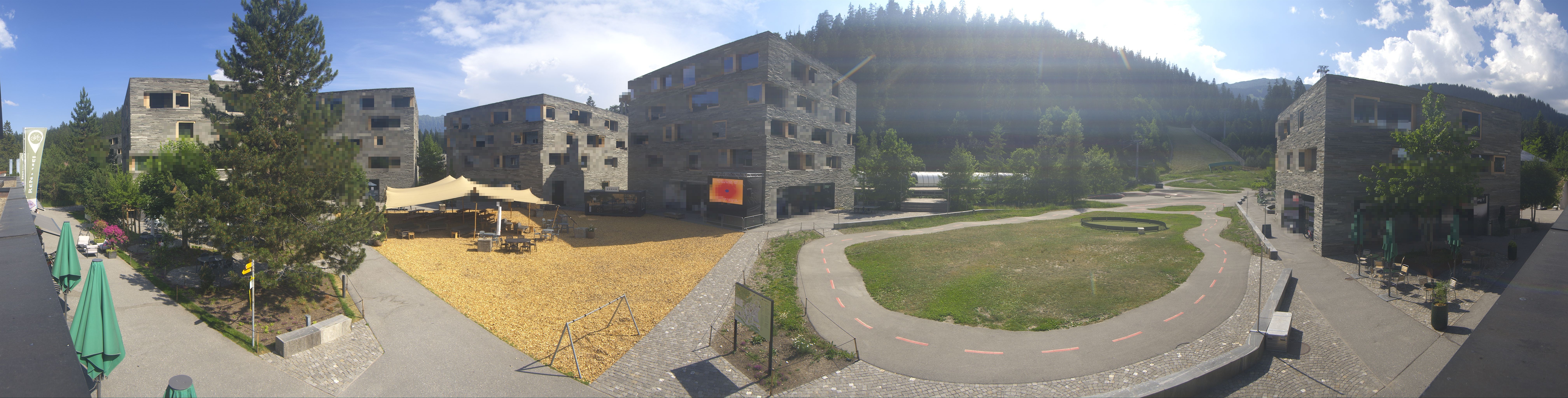 Archived image Webcam Laax - Hotel Rocksresort