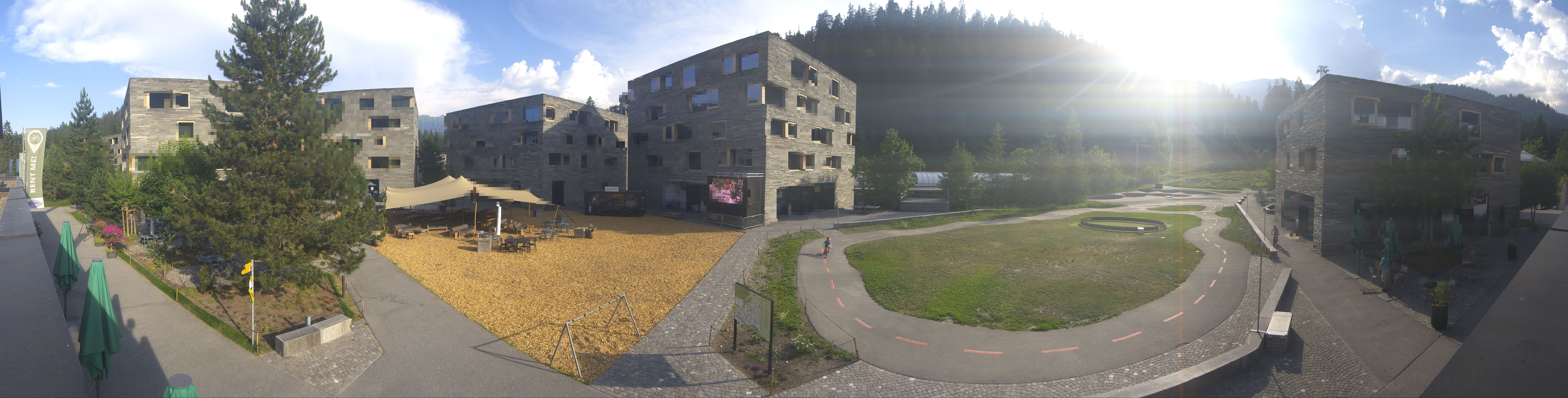 Archived image Webcam Laax - Hotel Rocksresort