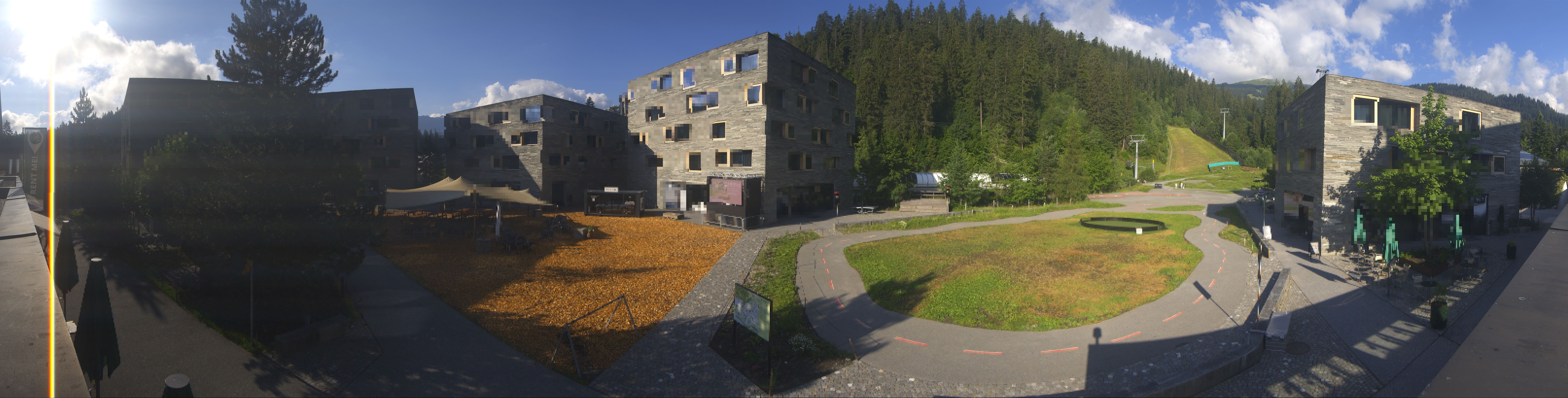 Archived image Webcam Laax - Hotel Rocksresort