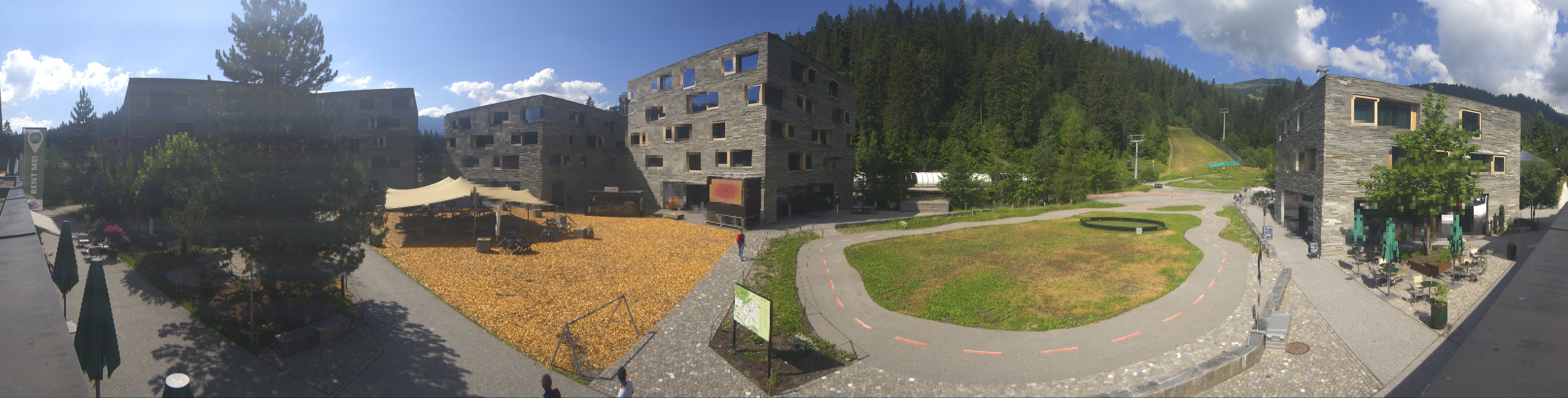 Archived image Webcam Laax - Hotel Rocksresort