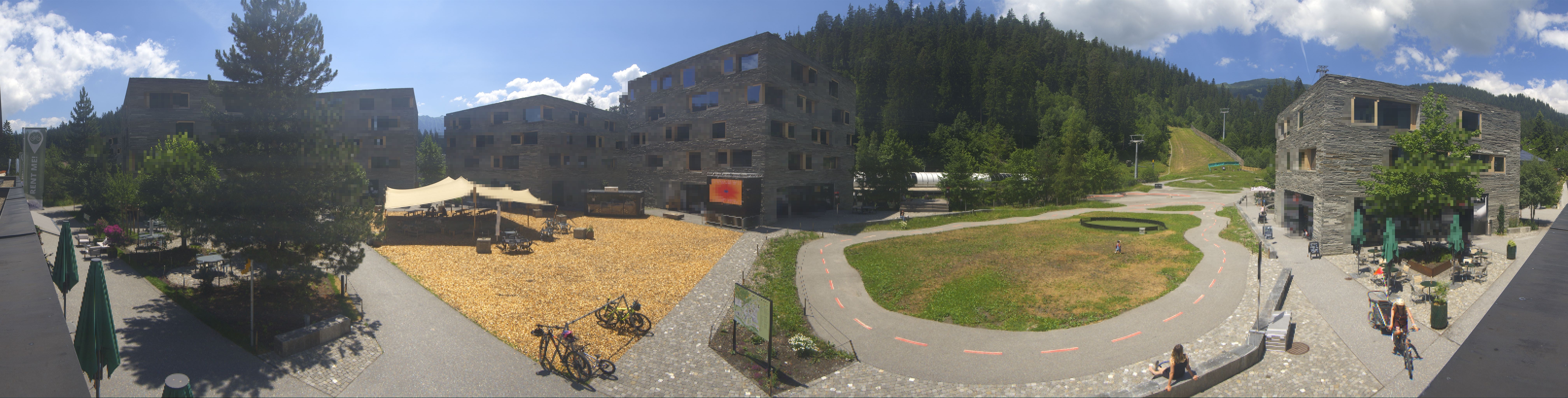 Archived image Webcam Laax - Hotel Rocksresort