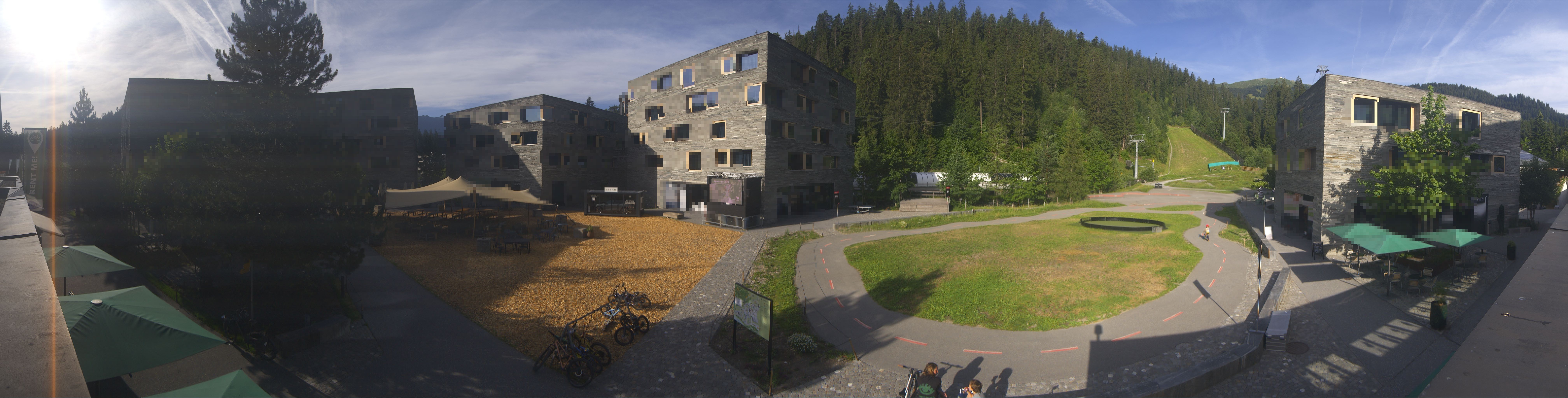 Archived image Webcam Laax - Hotel Rocksresort