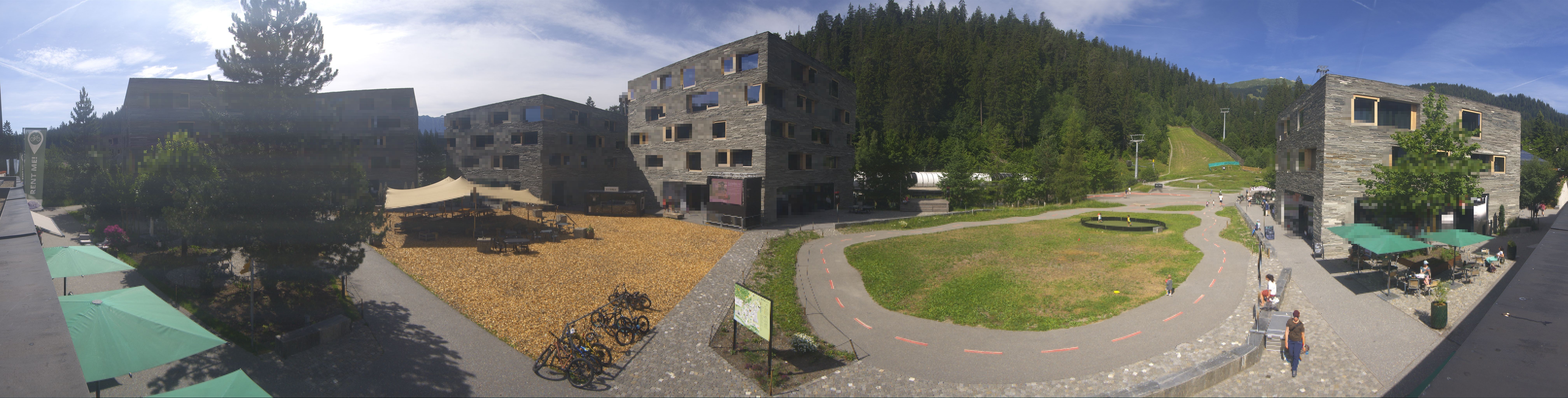 Archived image Webcam Laax - Hotel Rocksresort