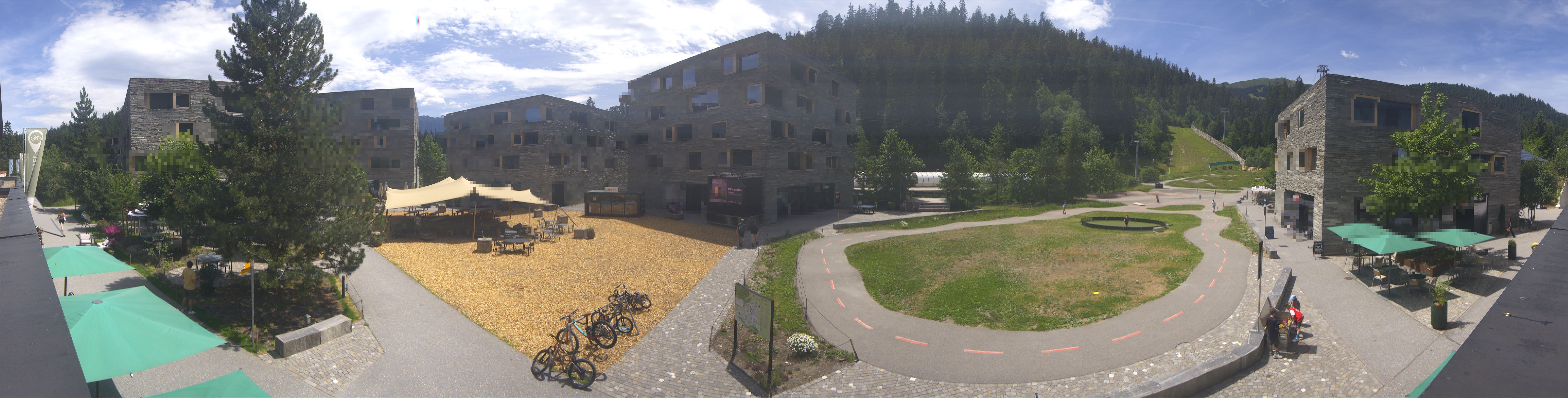 Archived image Webcam Laax - Hotel Rocksresort
