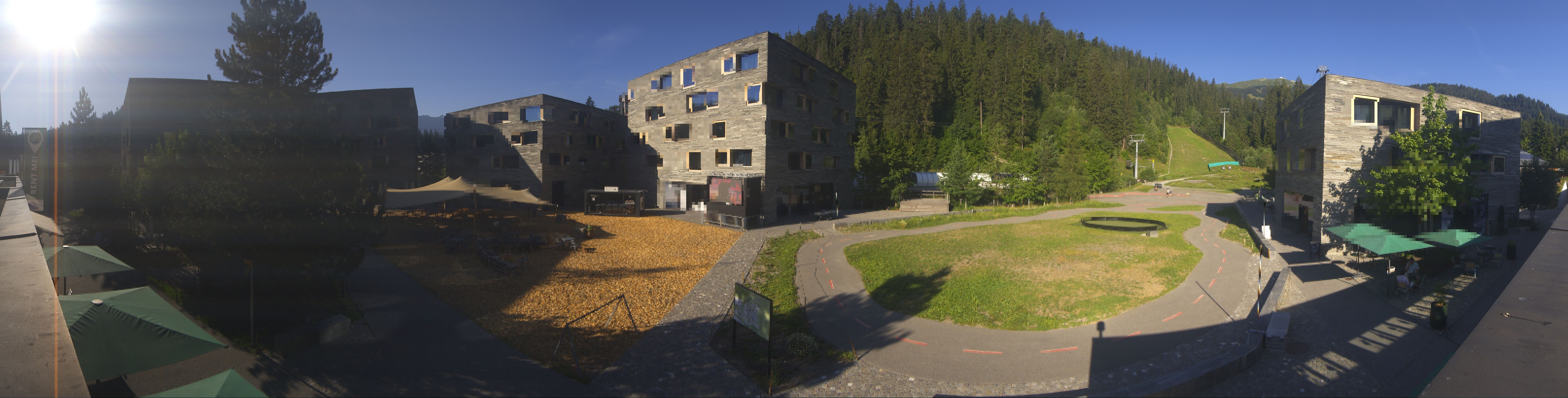 Archived image Webcam Laax - Hotel Rocksresort