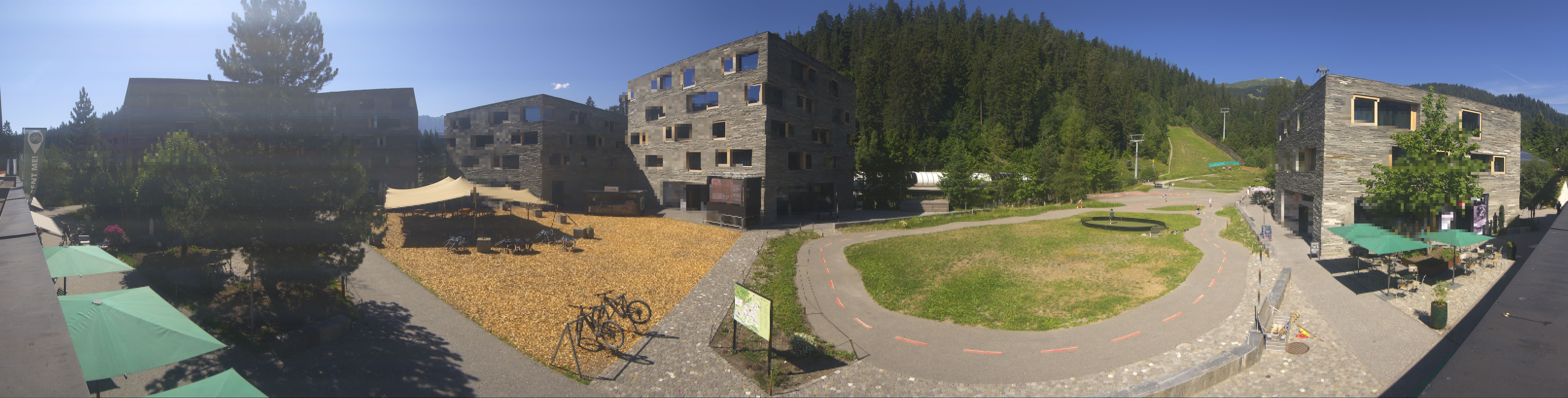 Archived image Webcam Laax - Hotel Rocksresort