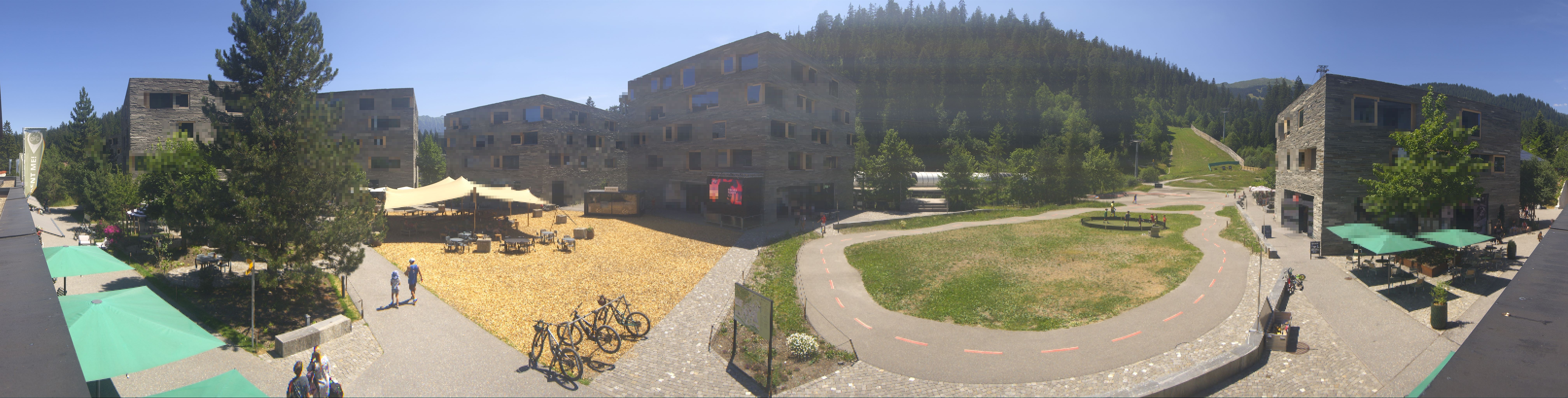 Archived image Webcam Laax - Hotel Rocksresort