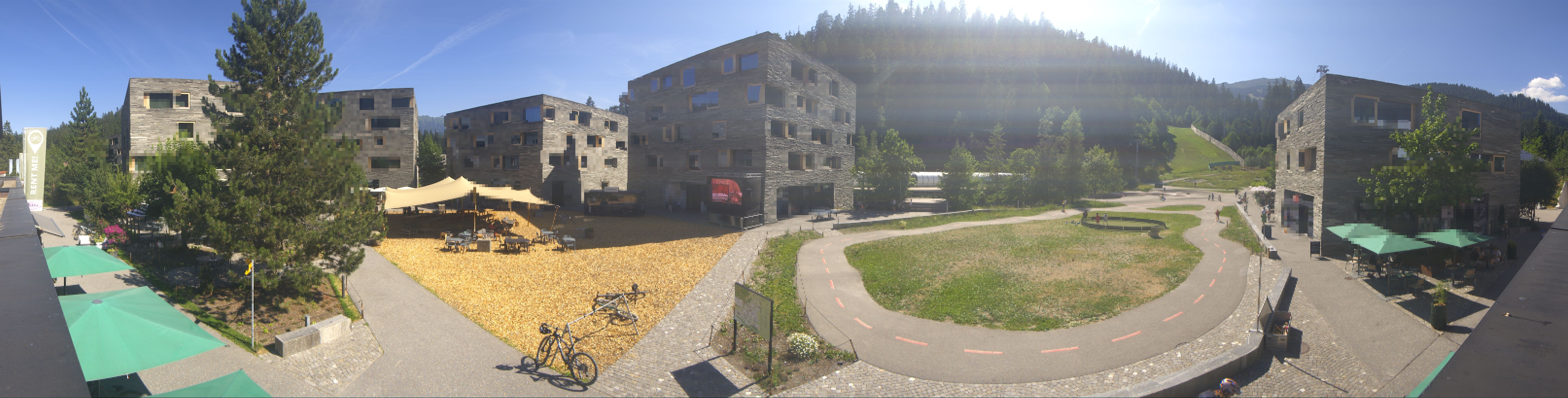 Archived image Webcam Laax - Hotel Rocksresort