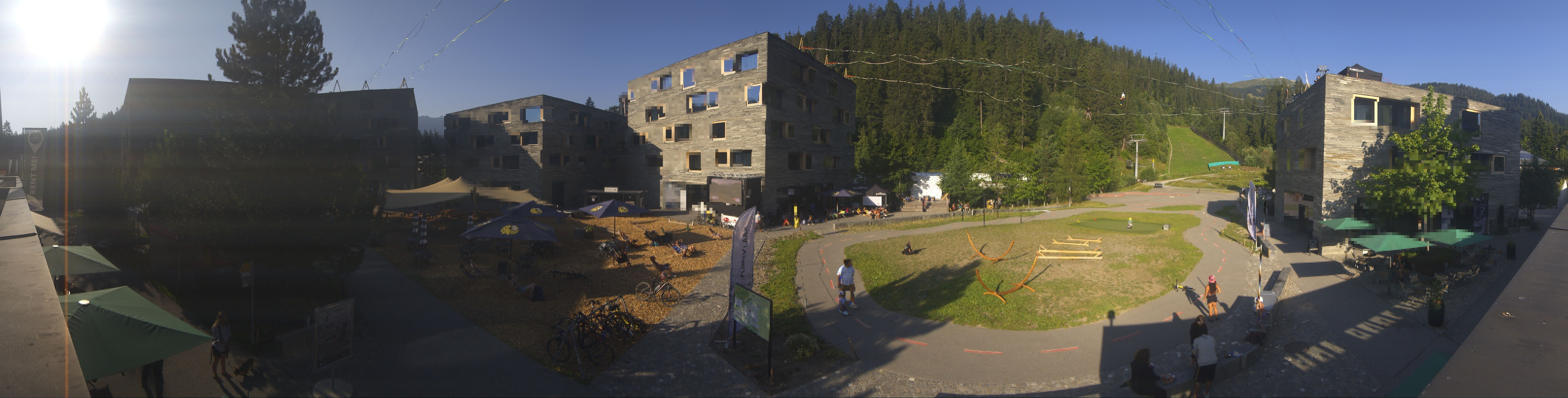 Archived image Webcam Laax - Hotel Rocksresort