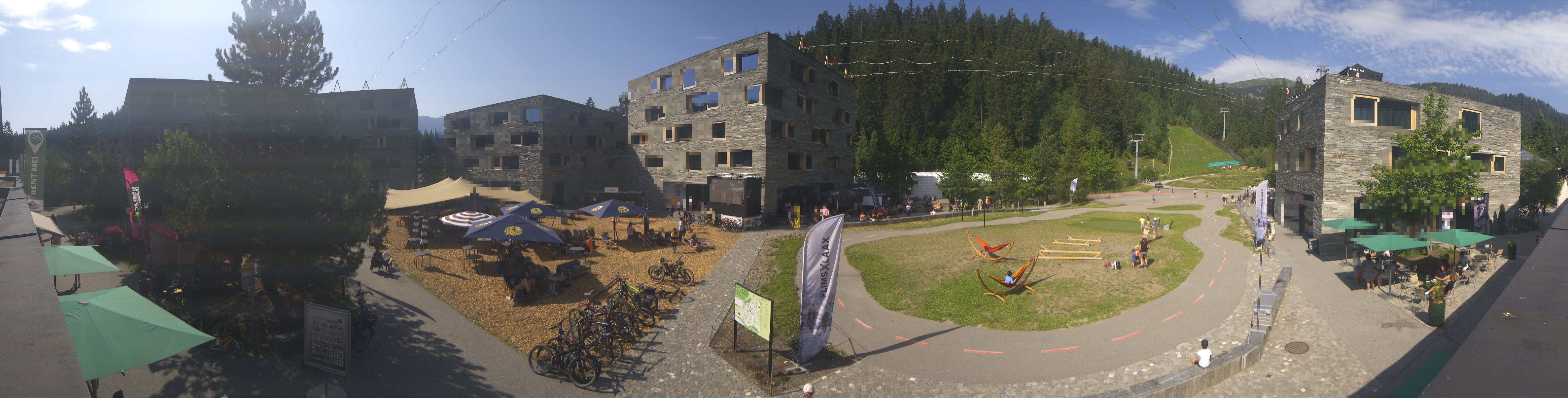 Archived image Webcam Laax - Hotel Rocksresort