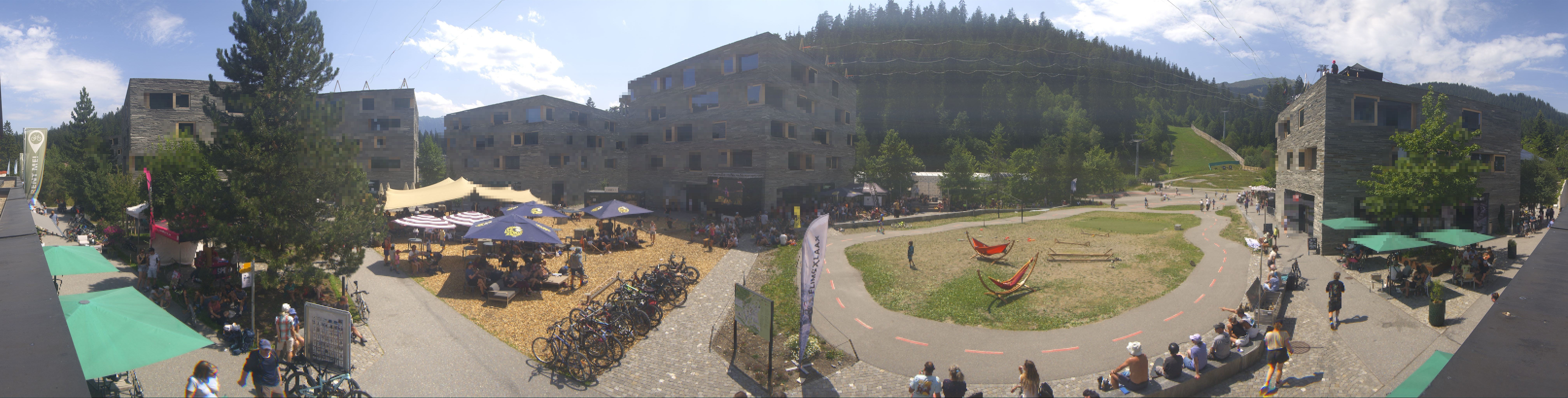 Archived image Webcam Laax - Hotel Rocksresort