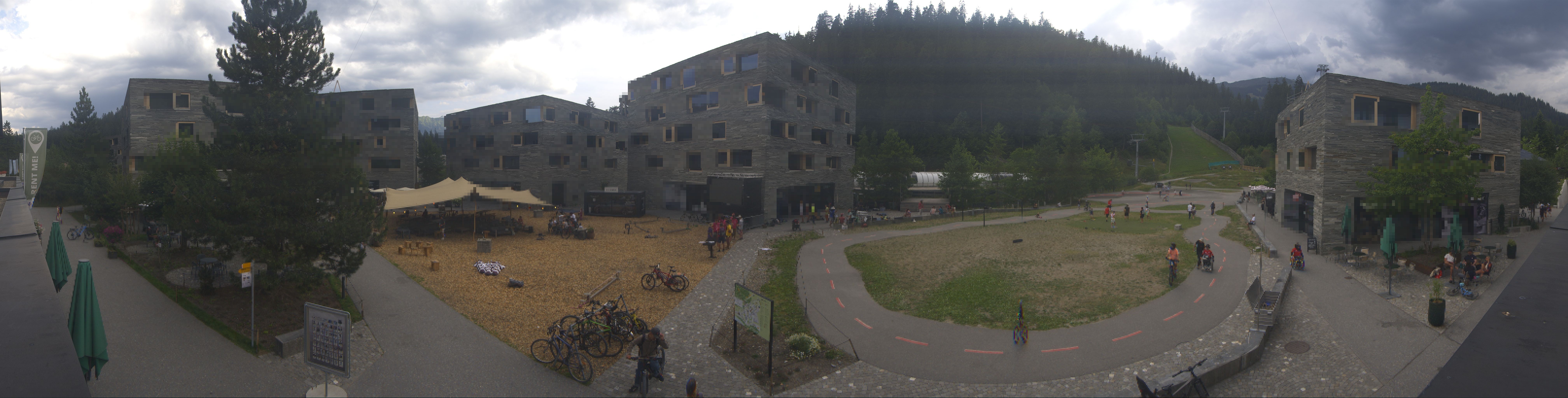 Archived image Webcam Laax - Hotel Rocksresort