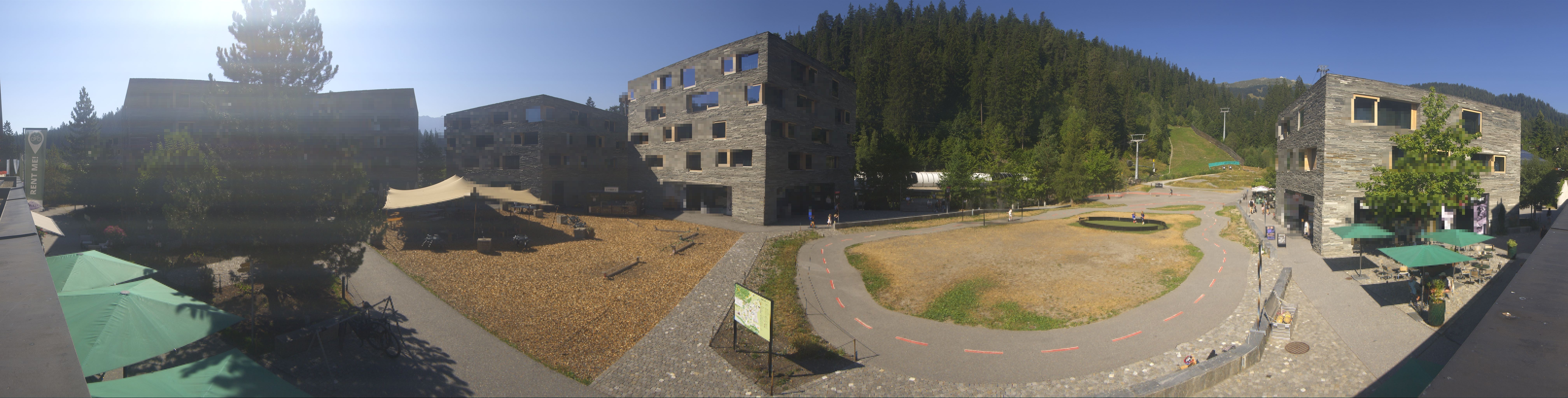Archived image Webcam Laax - Hotel Rocksresort