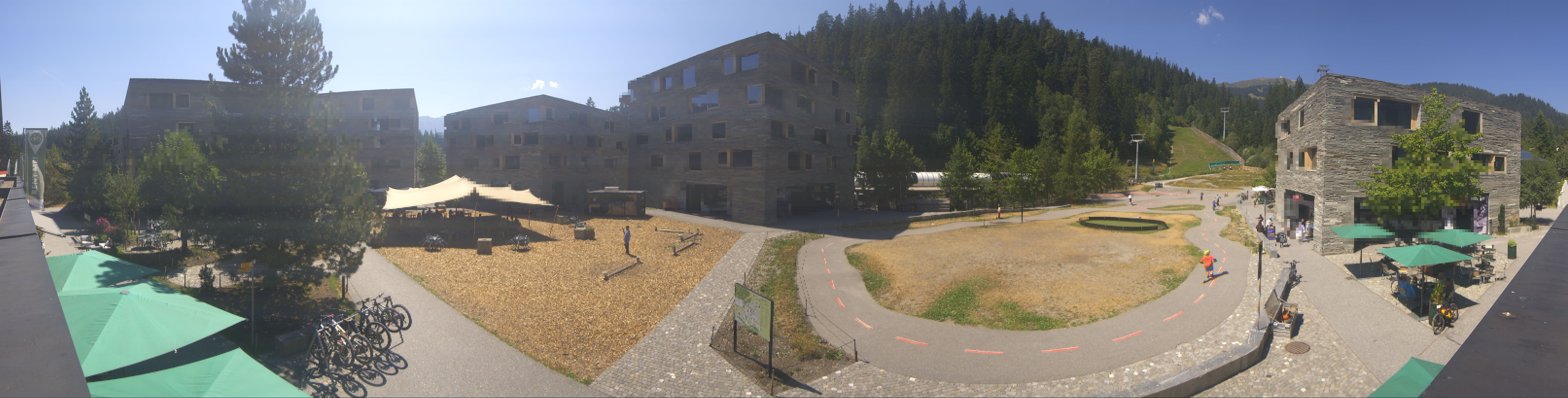 Archived image Webcam Laax - Hotel Rocksresort