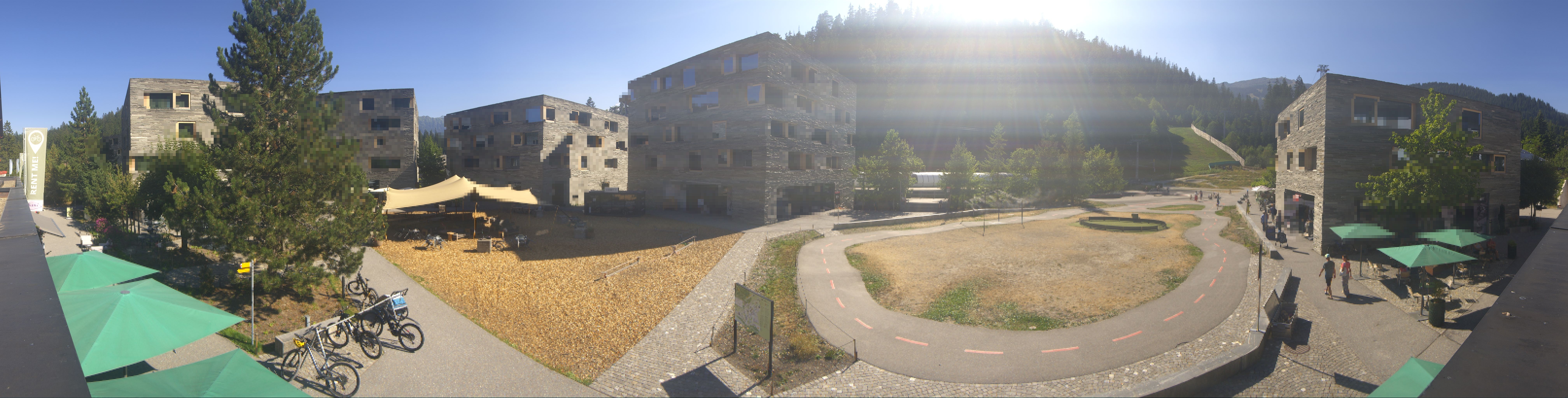Archived image Webcam Laax - Hotel Rocksresort