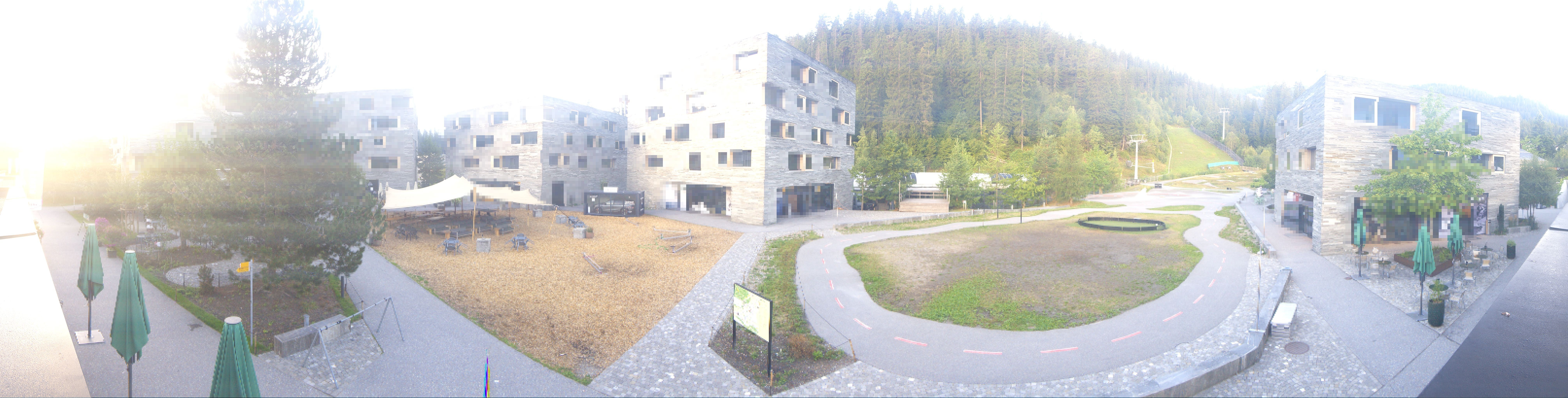 Archived image Webcam Laax - Hotel Rocksresort