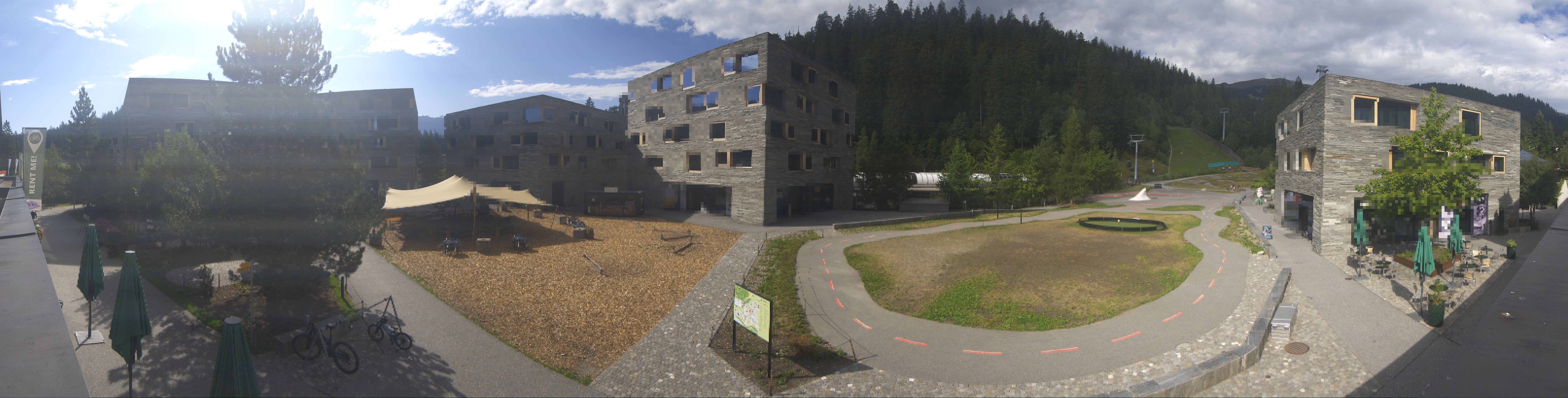 Archived image Webcam Laax - Hotel Rocksresort
