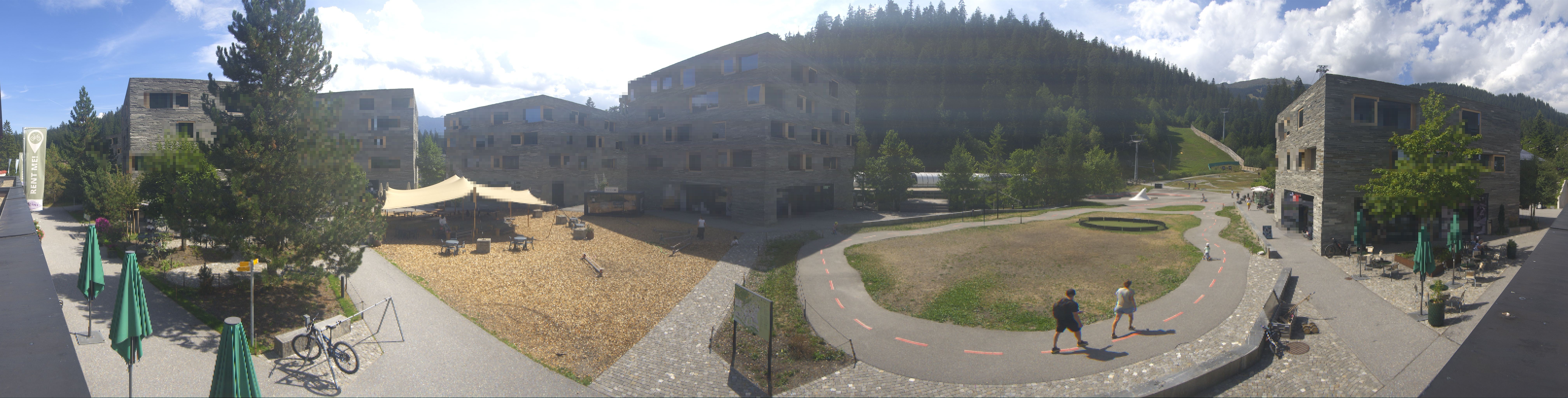 Archived image Webcam Laax - Hotel Rocksresort